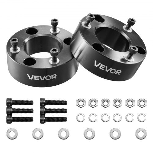 3 Inch Front Leveling Lift Kit for 2004-2025 Ford F150 2WD/4WD, 2003-2018 Expedition, 2005-2008 Lincoln Mark LT, Chassis Level Kit with 2PCS Heavy Duty Forged Aluminum Suspension Strut Spacers
