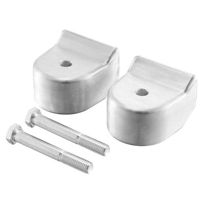 2 Inch Front Leveling Lift Kit for 2005-2024 Ford F250 F350 Super Duty 4WD, Chassis Level Kit with 2PCS Heavy Duty Forged Aluminum Coil Spring Spacers, Suspension Leveling Kit, CNC Machined