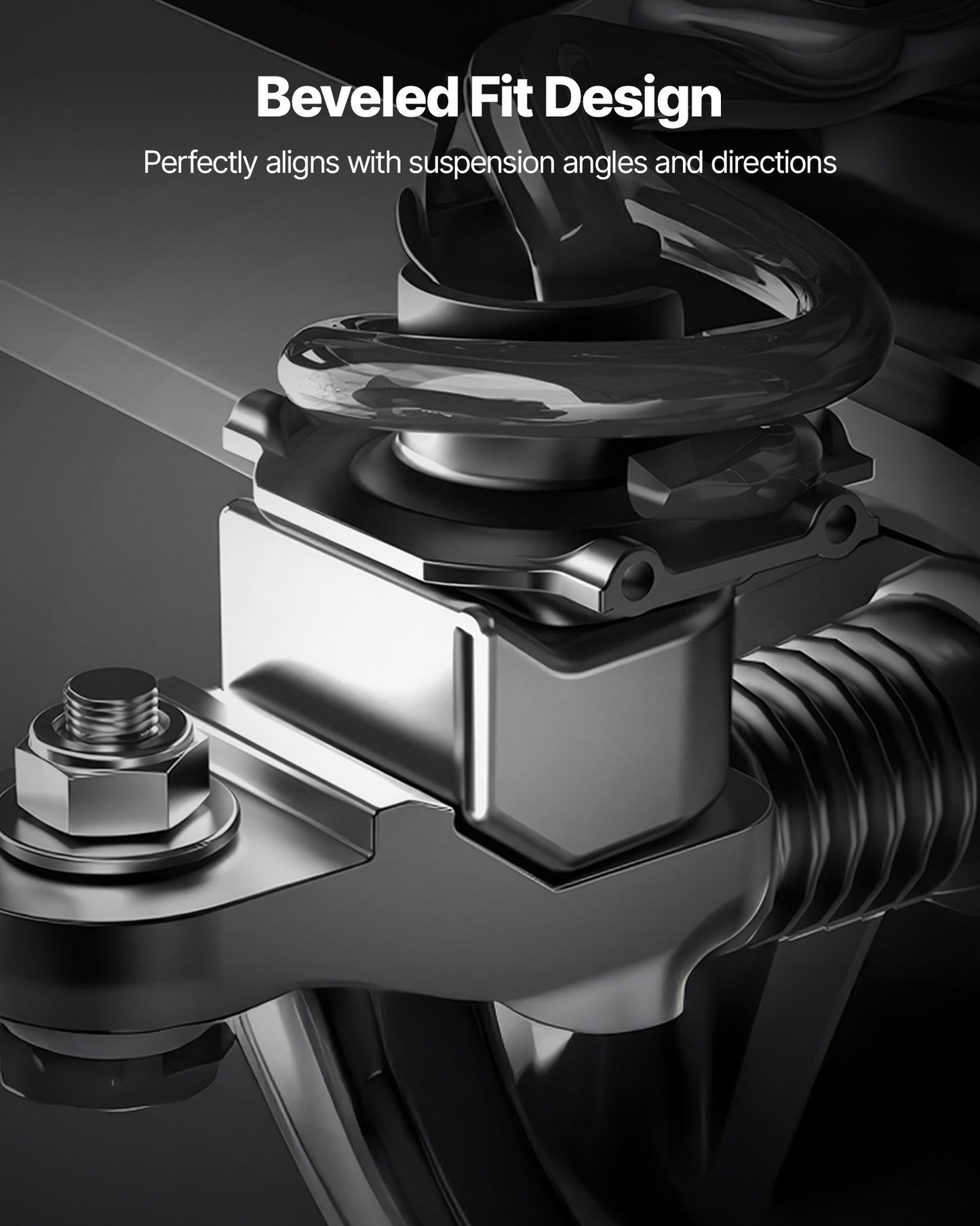 2 Inch Front Leveling Lift Kit for 2005-2024 Ford F250 F350 Super Duty 4WD, Chassis Level Kit with 2PCS Heavy Duty Forged Aluminum Coil Spring Spacers, Suspension Leveling Kit, CNC Machined