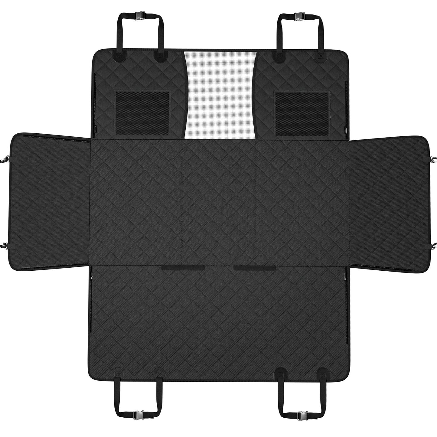 52 x 24,8 Zoll Hunde-Autositzbezug für die Rückbank, wasserdicht, 600D, für Autos