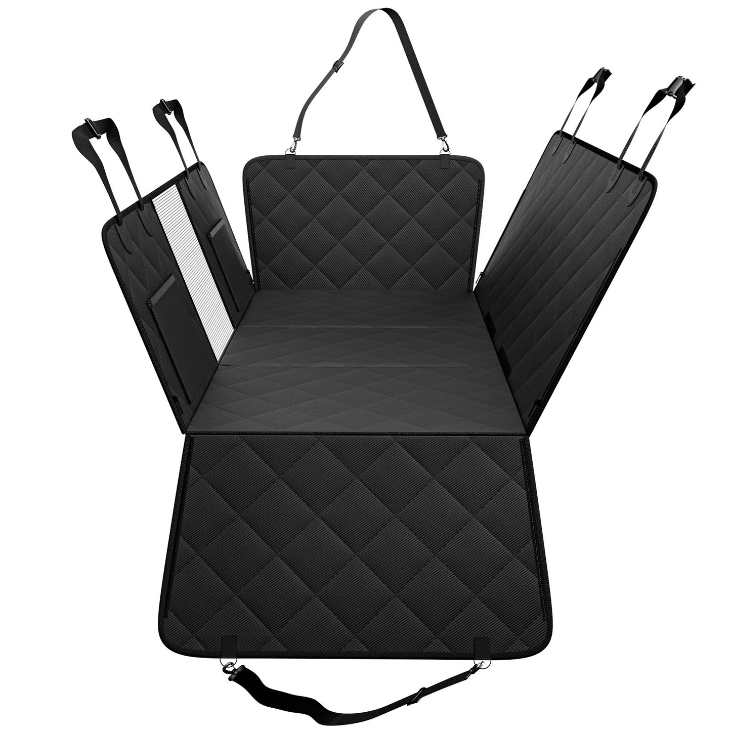 53 x 24,8 Zoll Hunde-Autositzbezug für die Rückbank, wasserdicht, 600D, für Autos