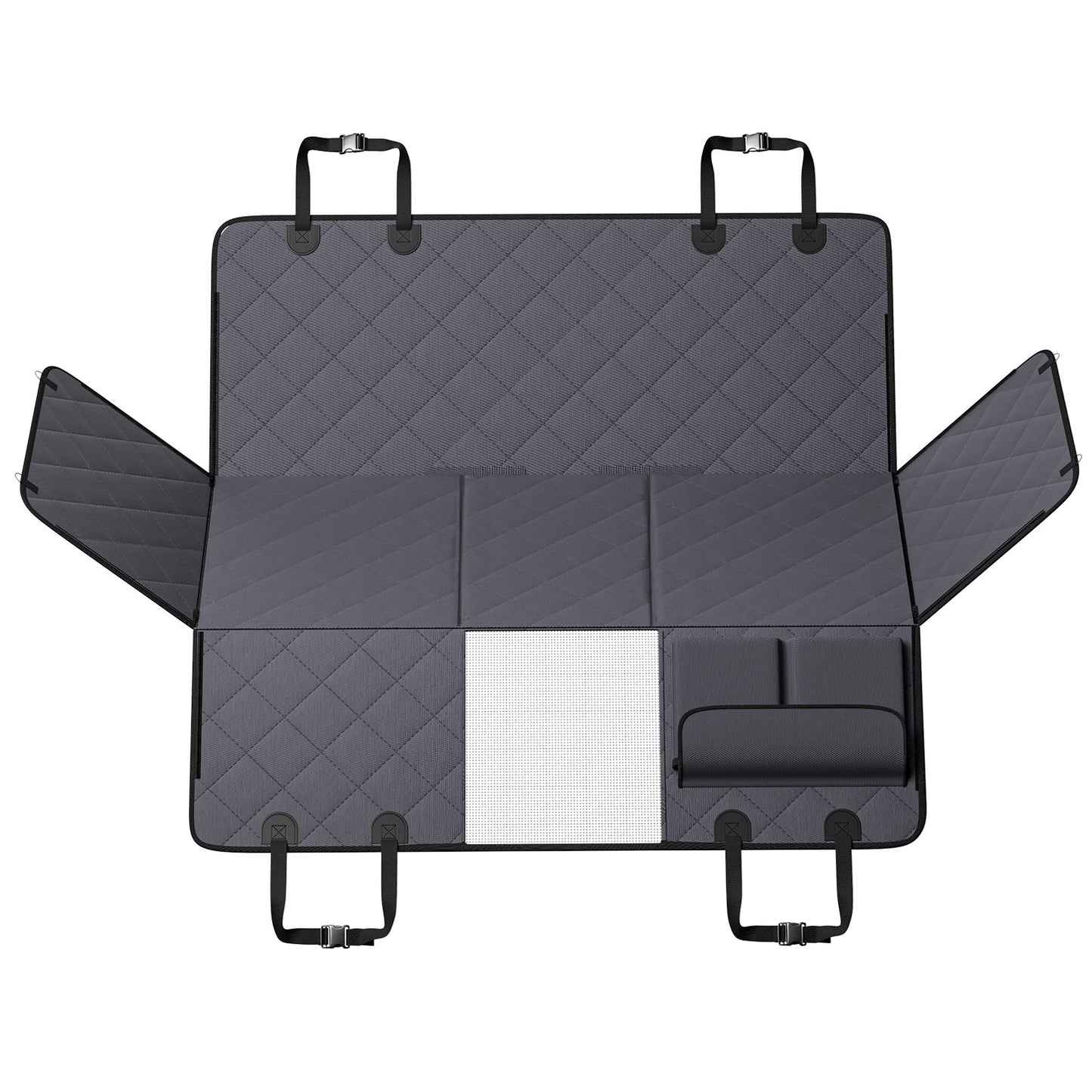 54 x 24 Zoll Hunde-Autositzbezug für die Rückbank, wasserdicht, 600D, für Autos