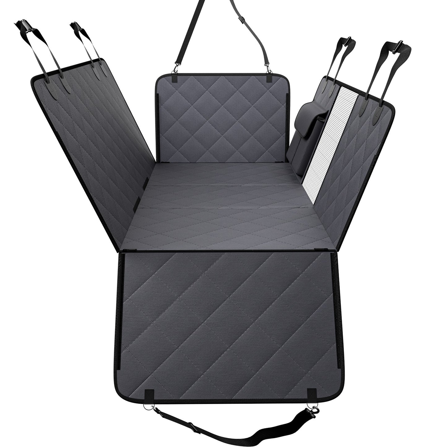 54 x 24 Zoll Hunde-Autositzbezug für die Rückbank, wasserdicht, 600D, für Autos