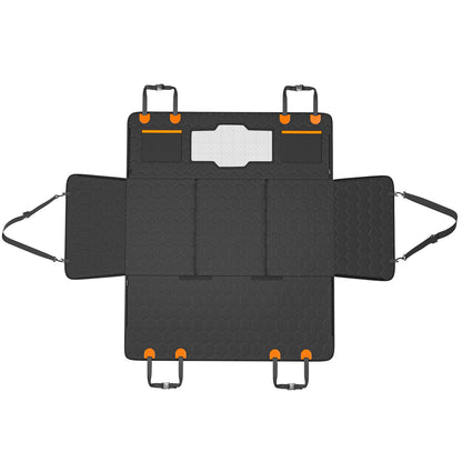 54 x 25,6 Zoll Hunde-Autositzbezug für die Rückbank, wasserdicht, 600D, für Autos