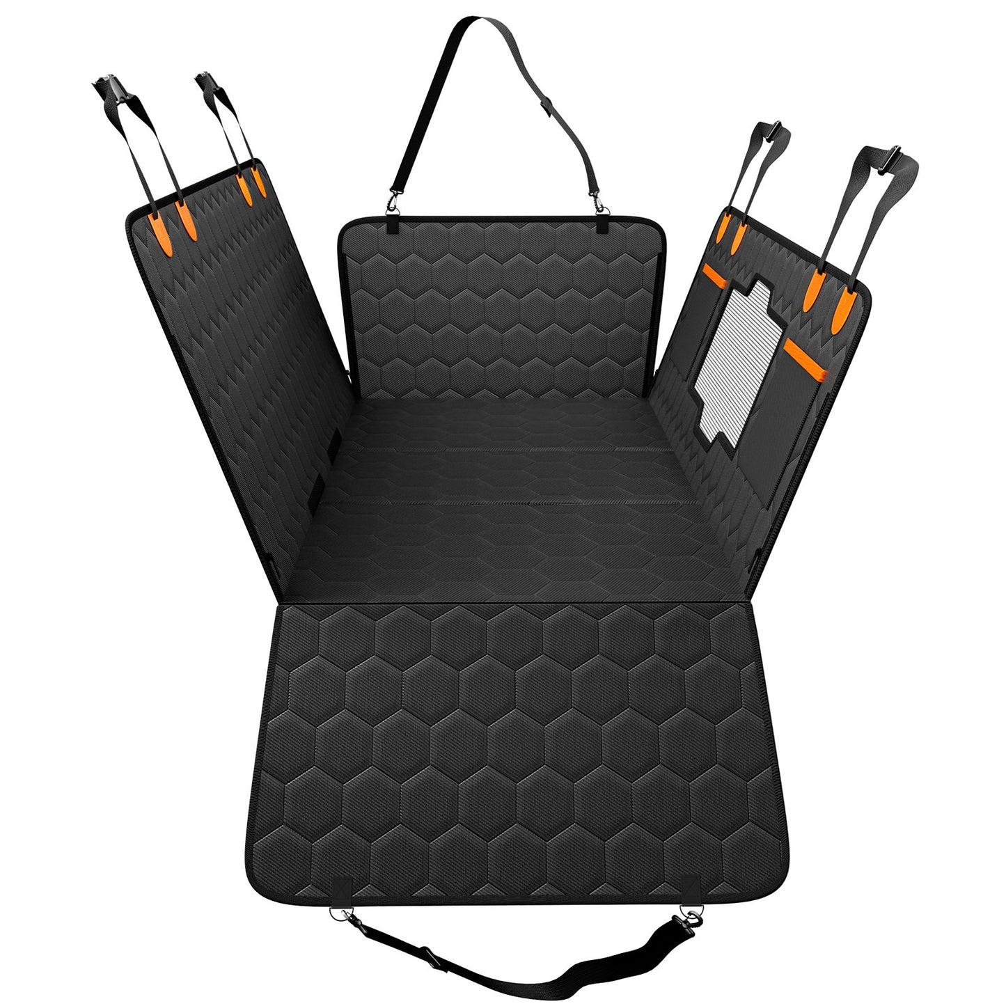 54 x 25,6 Zoll Hunde-Autositzbezug für die Rückbank, wasserdicht, 600D, für Autos