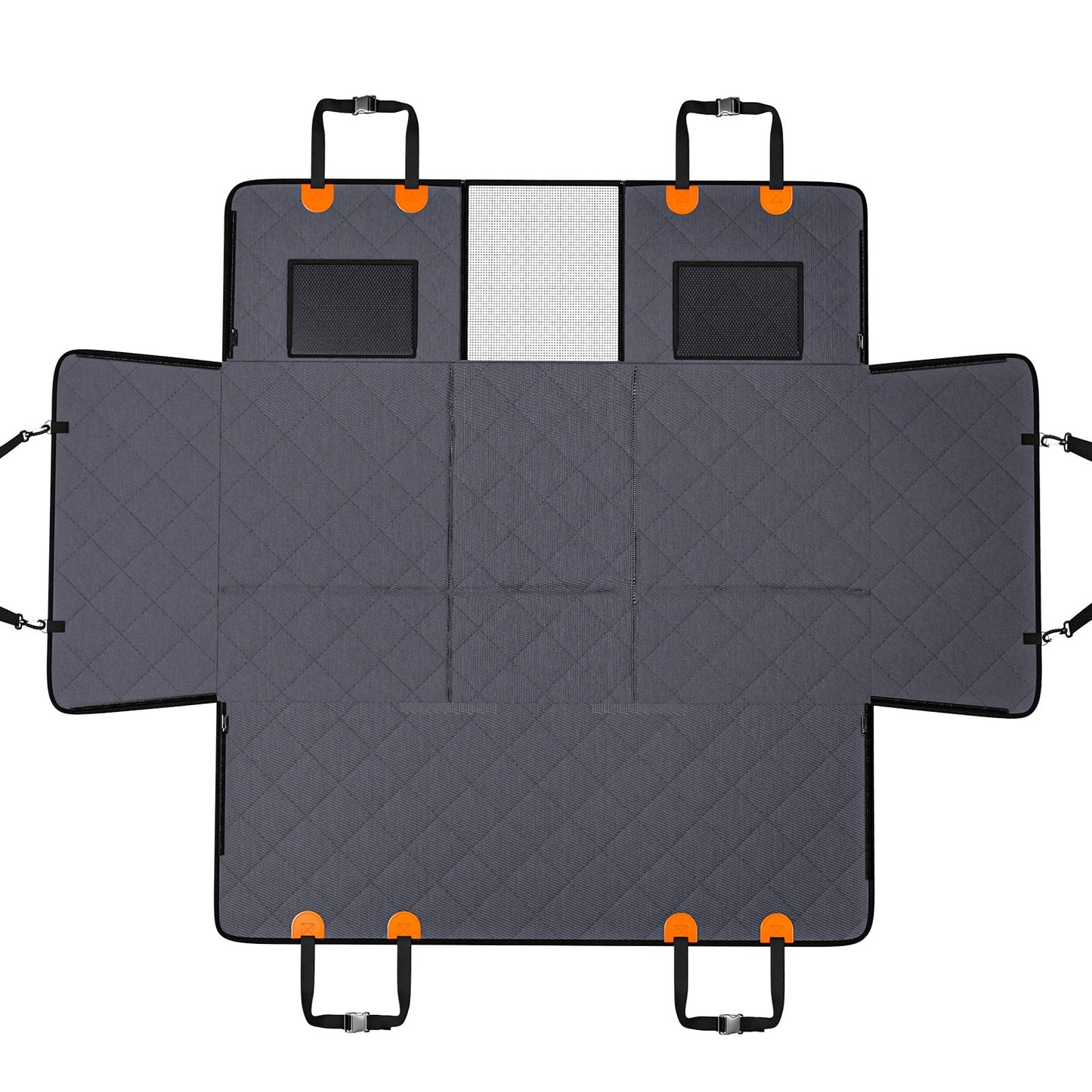 57,4 x 30,3 Zoll Hunde-Autositzbezug für die Rückbank, wasserdicht, 600D, für LKW