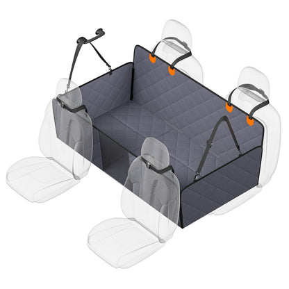 57,4 x 30,3 Zoll Hunde-Autositzbezug für die Rückbank, wasserdicht, 600D, für LKW