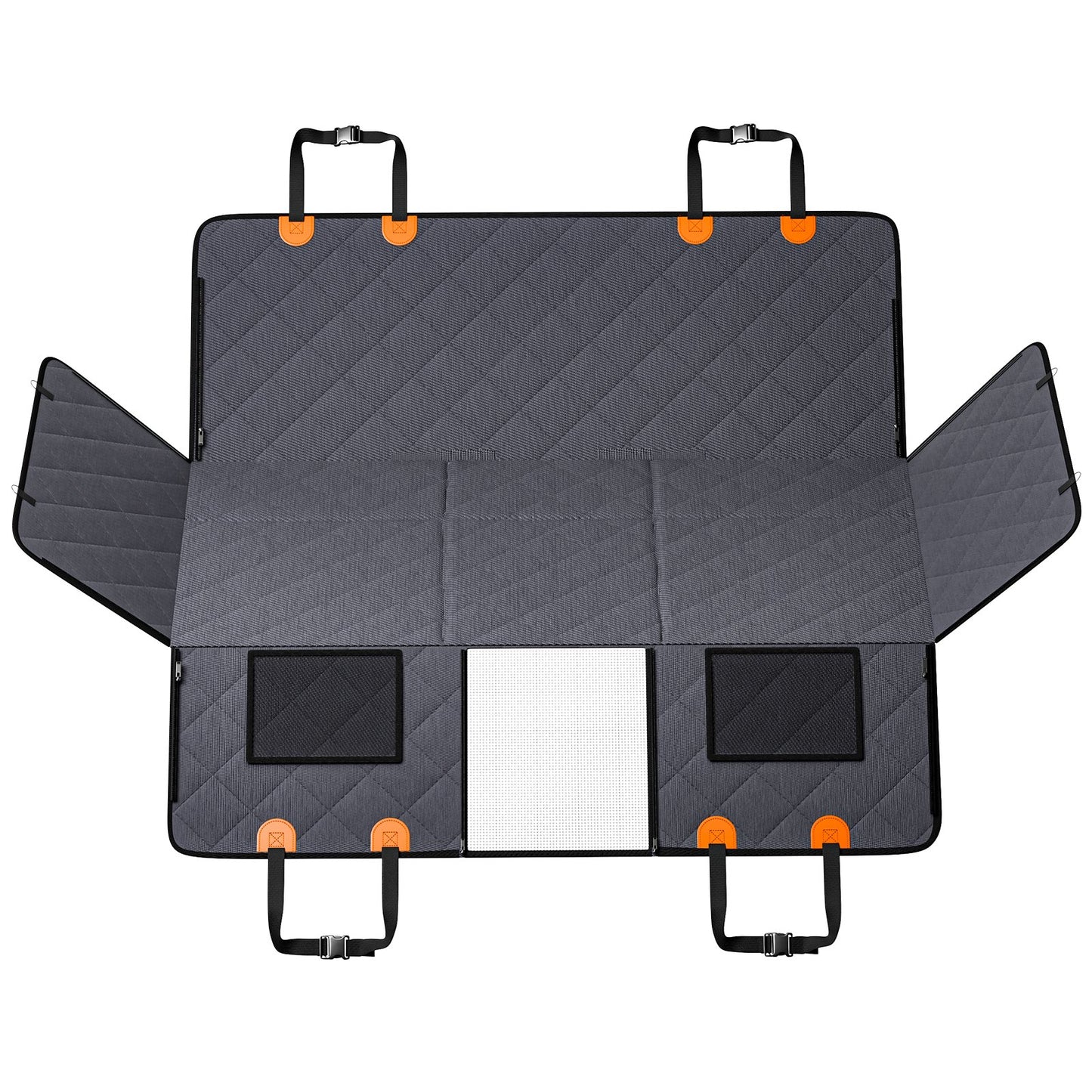 57,4 x 30,3 Zoll Hunde-Autositzbezug für die Rückbank, wasserdicht, 600D, für LKW