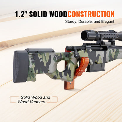 Waffenständer Horizontaler Waffenständer zur Wandmontage und Schrotflintenhaken für einzelne Waffen