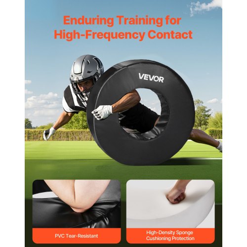 Fotbollstacklingshjul Tacklingsattrapp Vattentät PVC-tacklingsringrem 1 st |  EU