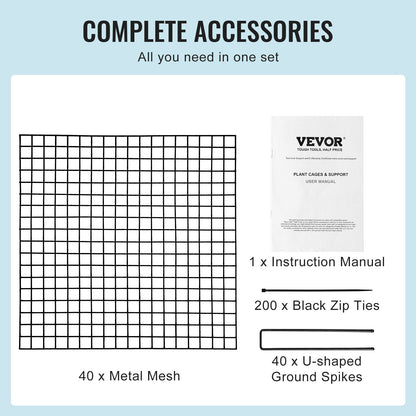 10er-Pack Pflanzenschutz vor Tieren 12'' x 12'' Pflanzenkäfig für Gemüse