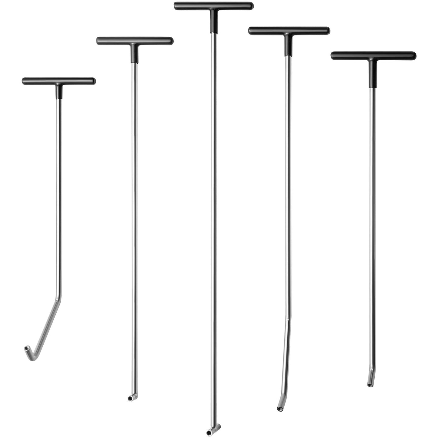 Stavar för borttagning av bucklor, 13 st färgfria bucklor, 5 st bucklor i rostfritt stål, 8 st tapphuvuden, professionellt verktyg för borttagning av hagelbucklor för mindre bucklor, dörrstickningar och hagelskador