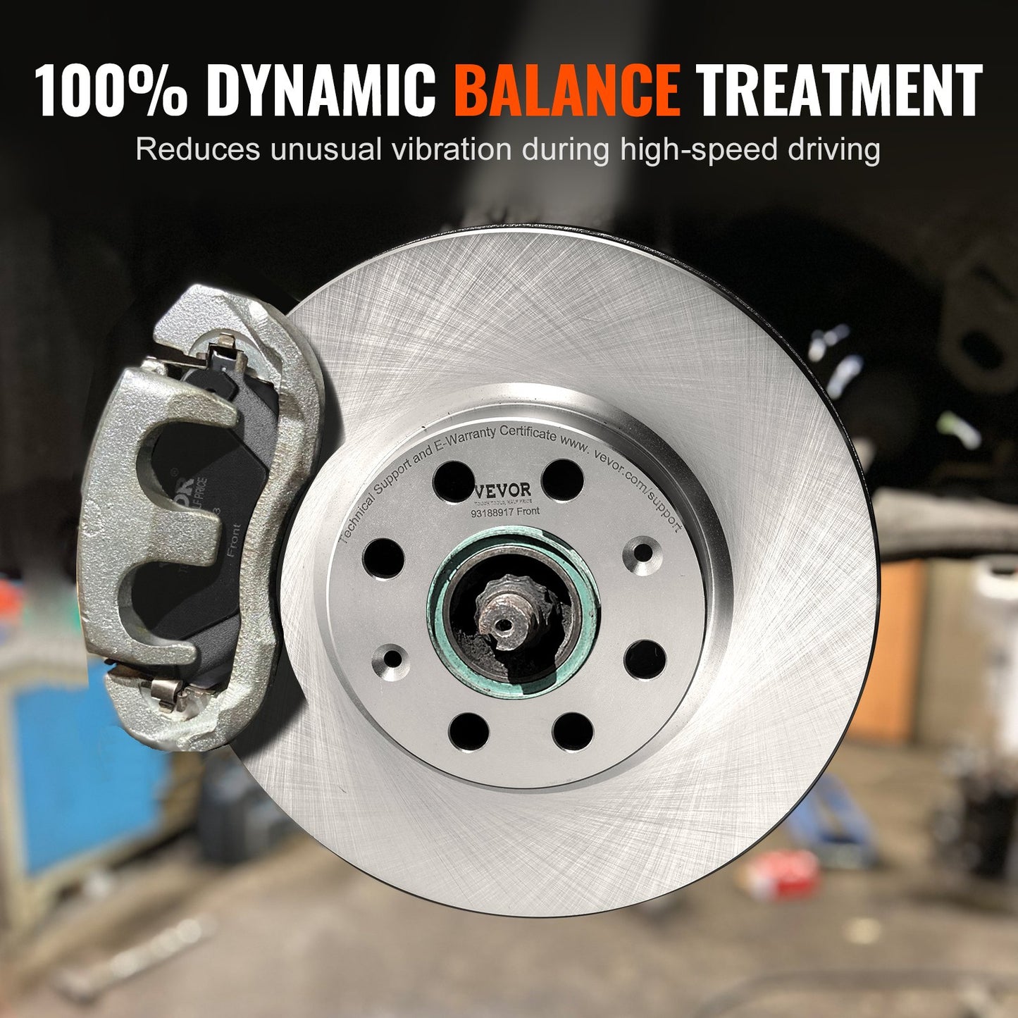 Front Ceramic Brake Rotor Pad Kit for Vauxhall Adam Corsa D Box Hatchback