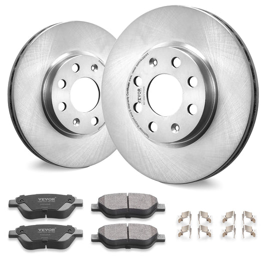 Front Ceramic Brake Rotor Pad Kit for Vauxhall Adam Corsa D Box Hatchback