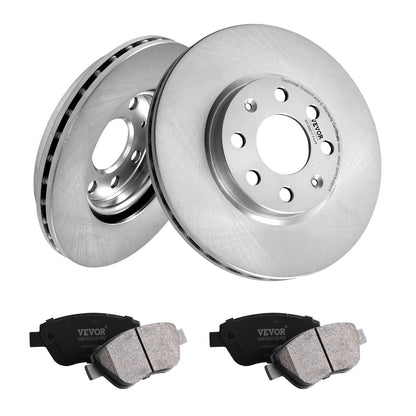 Front Ceramic Brake Rotor Pad Kit for Vauxhall Adam Corsa D Box Hatchback