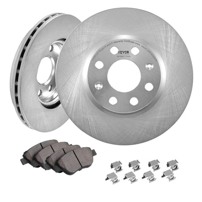 Front Ceramic Brake Rotor Pad Kit for Vauxhall Adam Corsa D Box Hatchback