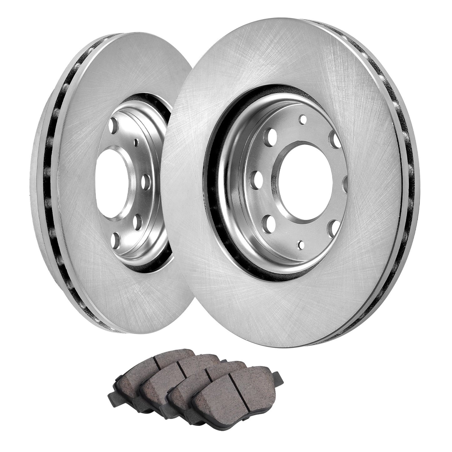 Front Ceramic Brake Rotor Pad Kit for Vauxhall Adam Corsa D Box Hatchback