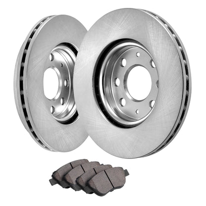Front Ceramic Brake Rotor Pad Kit for Vauxhall Adam Corsa D Box Hatchback