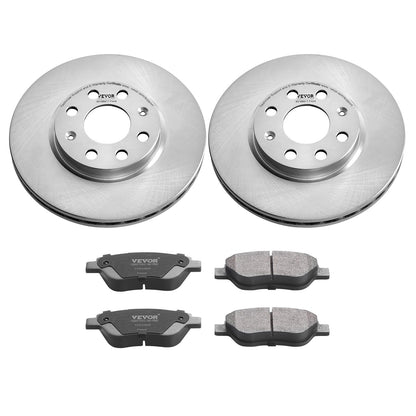 Front Ceramic Brake Rotor Pad Kit for Vauxhall Adam Corsa D Box Hatchback