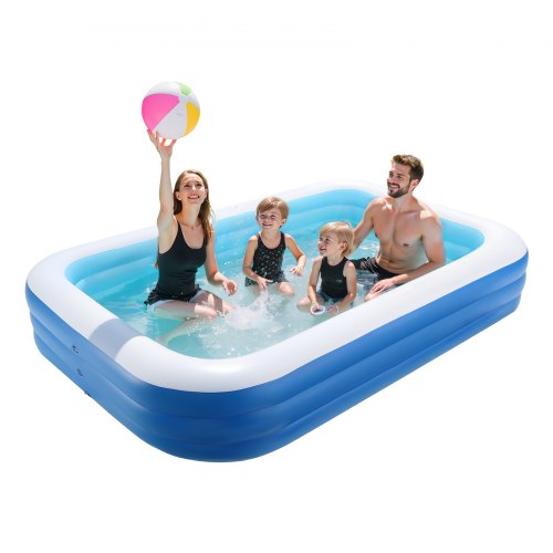 Aufblasbarer Pool Großer aufblasbarer Pool für Kinder, Erwachsene, Familie | EU