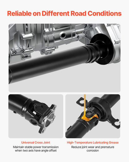 Rear Drive Shaft, 80.2"-82.1" Prop Shaft Driveshaft Assembly Compatible with 2007-2008 Ford Edge & Lincoln MKX, Replace #C-0374 652005 7T4Z4R602A 936846