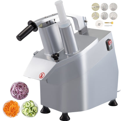 Vegetable Cutter Commercial Food Processor 6 Cutting Discs Vegetable Processor