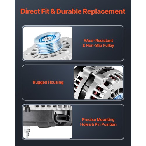 Alternator Car alternator for Chevy Silverado 1500 99-04 Saab 9-7x 05-06 | EU