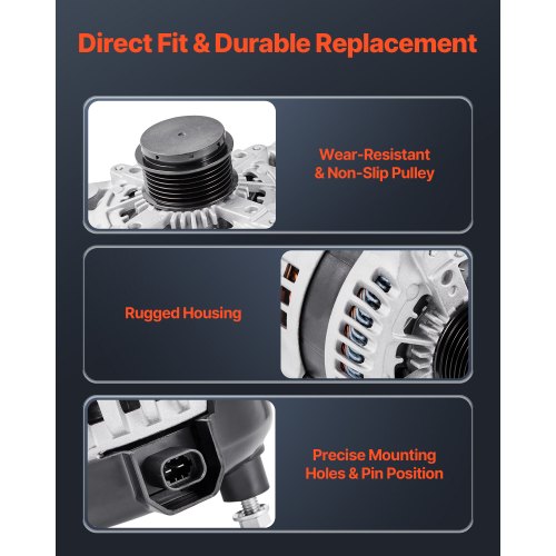 Alternator Car Alternator for Buick Enclave Base 12-13 GMC Acadia 07-15 | EU