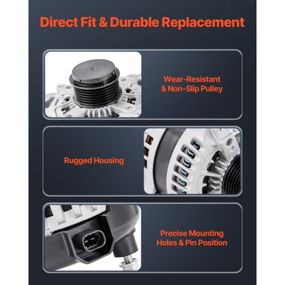 Alternator Car Alternator for Buick Enclave Base 12-13 GMC Acadia 07-15 | EU