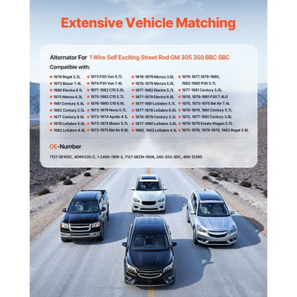 Lichtmaschine Autolichtmaschine für 1973-1974 Apollo 4.1L 1978-1979 Century 3.2L | EU