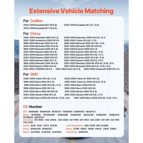 Lichtmaschine Auto Lichtmaschine für Cadillac Escalade EXT 6.0L 03-04 Chevy GMC | EU