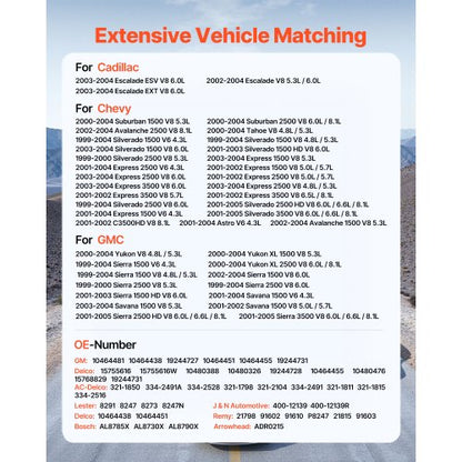 Lichtmaschine Auto Lichtmaschine für Cadillac Escalade EXT 6.0L 03-04 Chevy GMC | EU