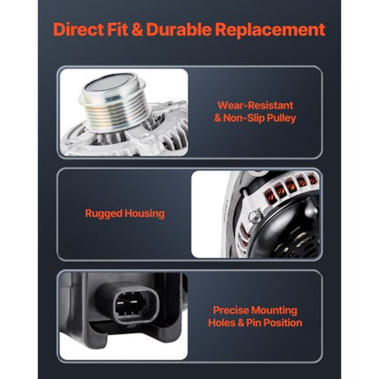 Lichtmaschine Autolichtmaschine für Chevy Express 2500 V6 4.3L V8 6.0L 18-19 GMC | EU