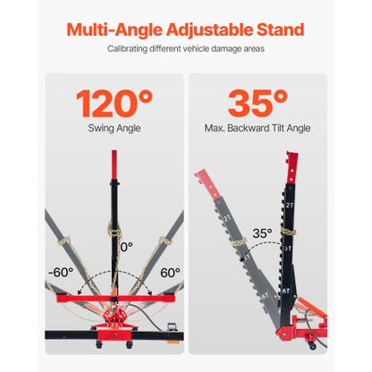 Auto Body Frame Puller Platter 6T Car Frame Machine 3T Airbag Jack