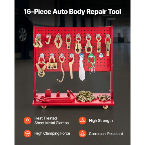 Auto Body Frame Puller Platter 6T Car Frame Machine 3T Airbag Jack