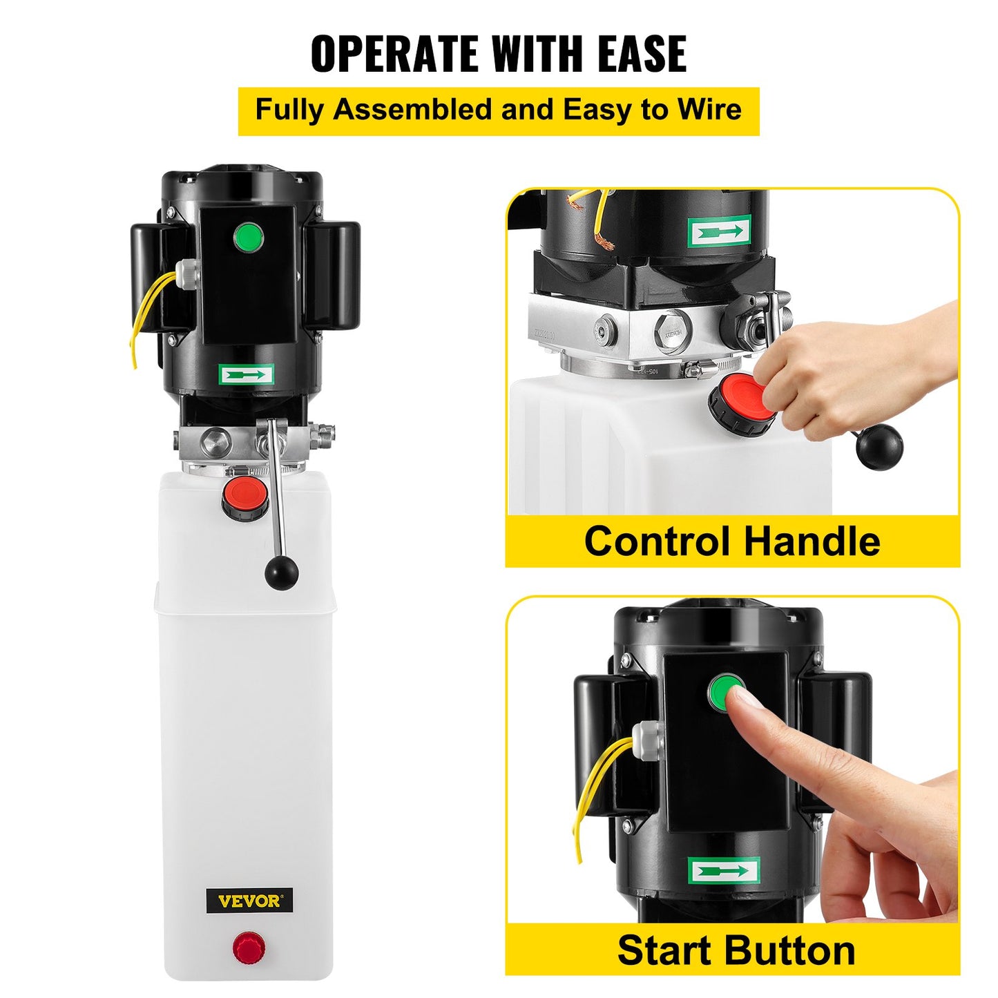 6L Car Lift Hydraulic Power Unit Pack 220V 50hz 1 ph 2750 PSI Auto