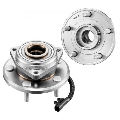 2PCS Front Wheel Bearing & Hub Assembly Fit for Jeep Wrangler 2010 Islander 2016 Rubicon Sahara 75th Anniversary Sport Utility OEM 513272, 5 Lugs with ABS Sensor, Wheel Bearing Hub Assembly Set