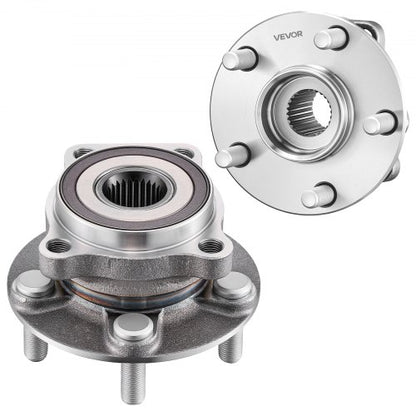 2PCS Front Wheel Bearing & Hub Assembly Fit for 2014 Subaru Forester 2.5i Convenience Limited Premium Sport Utility Impreza WRX Hatchback 4-Door 2.5L OEM 513303, Wheel Bearing Hub Assembly Set