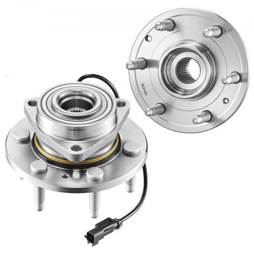 2PCS Front Wheel Bearing & Hub Assembly Fit for 2020 Cadillac Escalade Base Platinum Premium Luxury Sport Utility Chevy Suburban LS LT OEM 515160, Wheel Bearing Hub Assembly Set with ABS Sensor