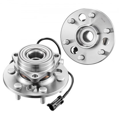 2PCS Front Wheel Bearing & Hub Assembly Fit for 1999-2000 Cadillac Escalade 1995-1999 Chevrolet Tahoe GMC Yukon K1500 Suburban OEM 515024, 6 Lugs with ABS Sensor, Wheel Bearing Hub Assembly Set