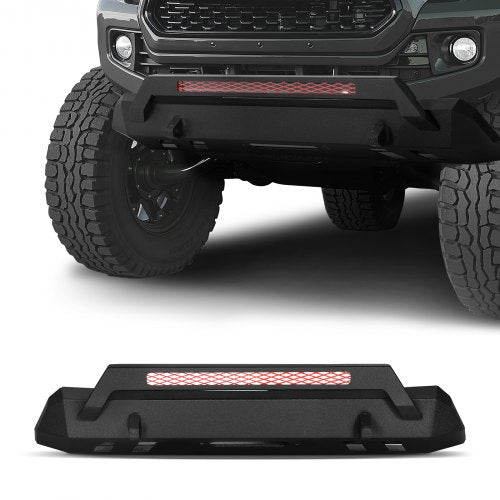 Front Bumper Compatible with 2016-2023 Toyota Tacoma (Excluding Tacoma TRD/Tacoma TRD Sport), Pickup Truck Bumper with Winch Plate & D-Ring Mounts, Heavy-Duty Steel Front Bumpers with E-Coating and Bull Bar