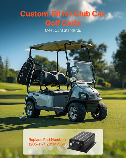 Golf Cart Controller 36V 500A Controller för Club Car 1205-117/1205M-5603
