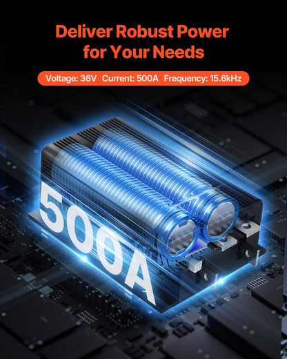 Golf Cart Controller 36V 500A Controller för Club Car 1205-117/1205M-5603