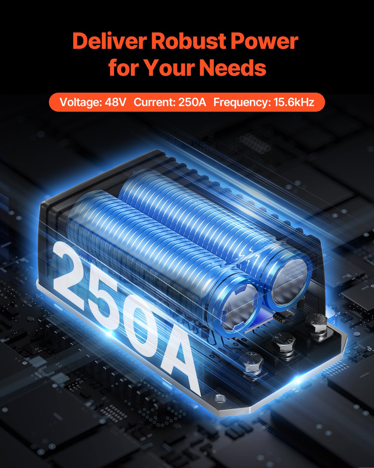 Golf Cart Controller 48V 250A hastighetskontroll för EZGO TXT 1206HB-5201