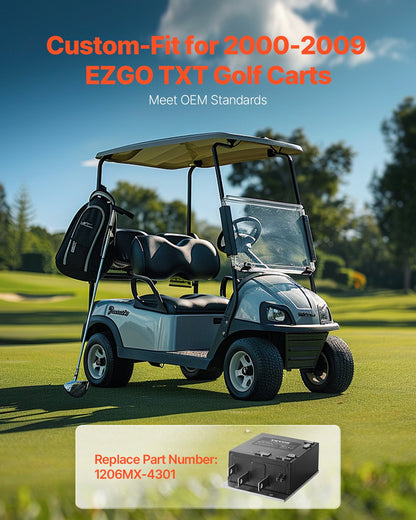 Golf Cart Controller 36V 350A hastighetskontroll för EZGO TXT 1206MX-4301