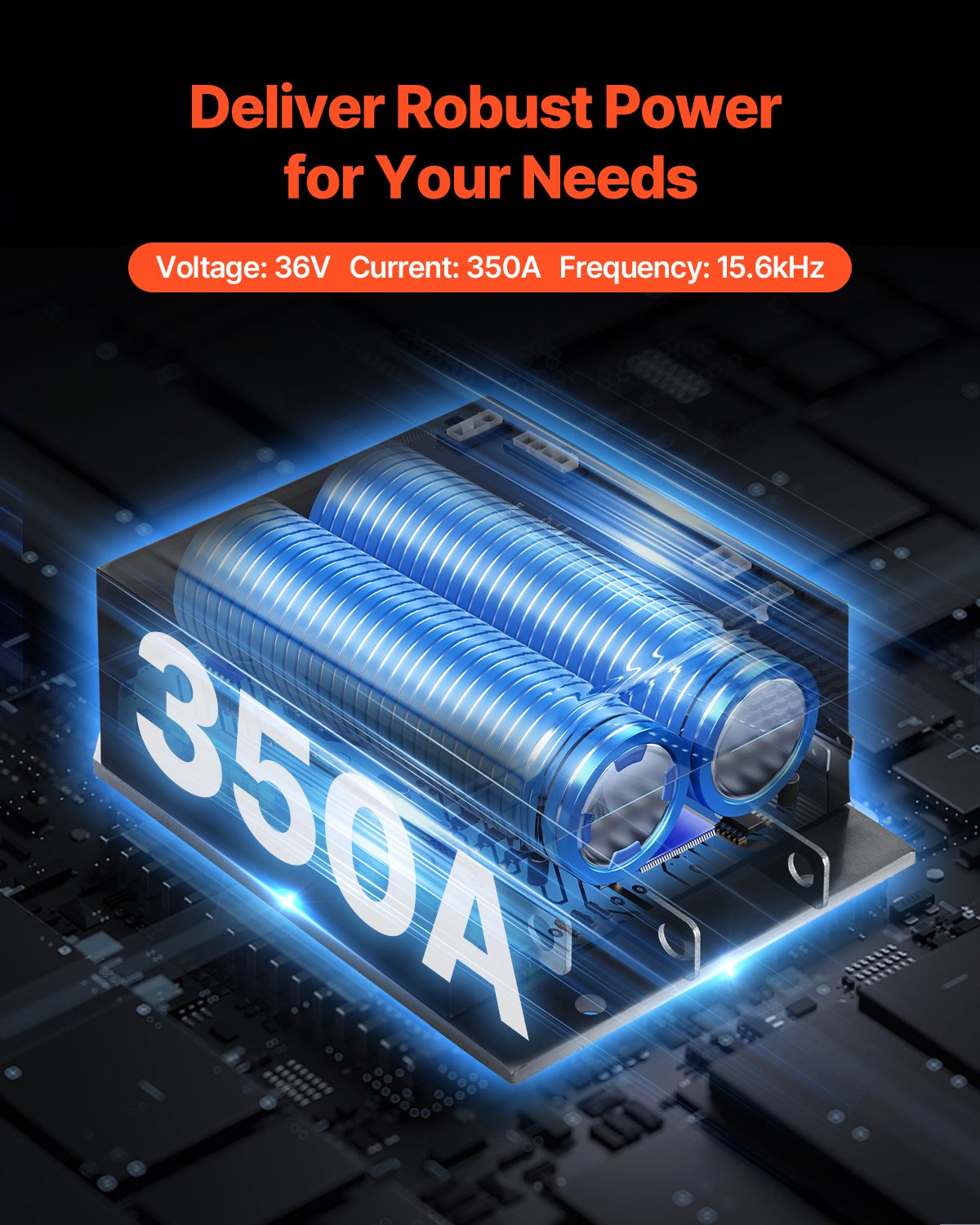 Golf Cart Controller 36V 350A hastighetskontroll för EZGO TXT 1206MX-4301