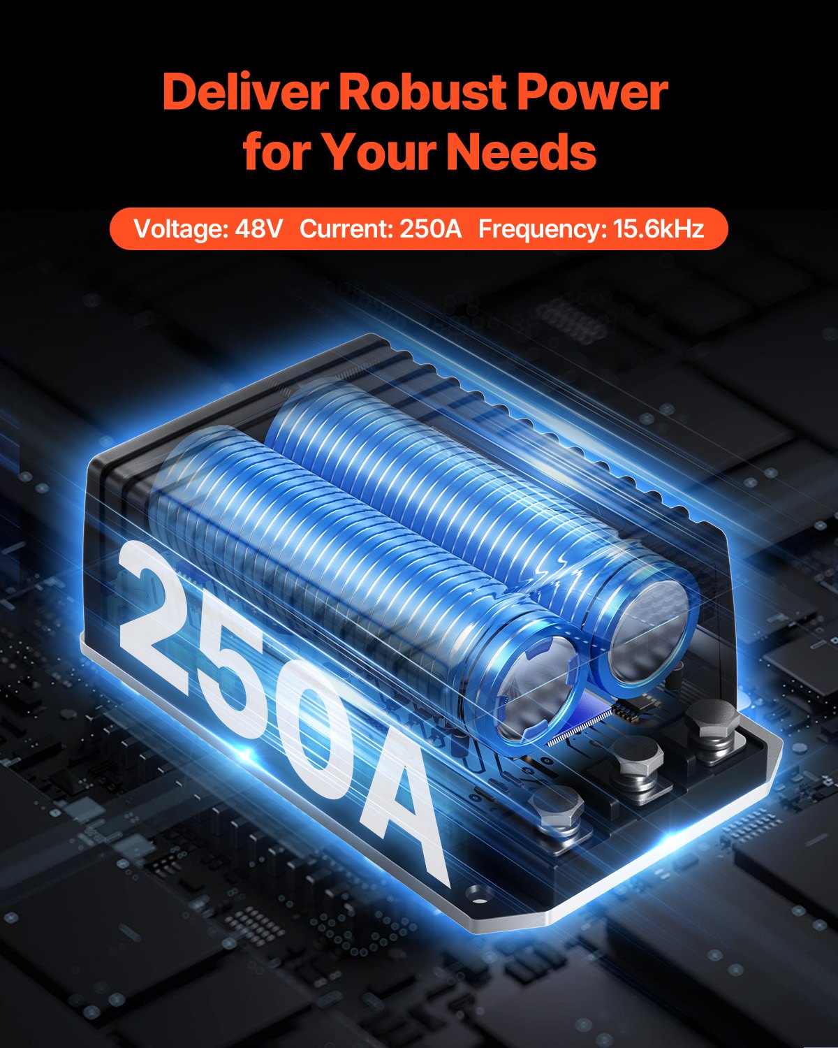 Golf Cart Controller 48V 250A Hastighetsregulator för Club Car 1510A-5251