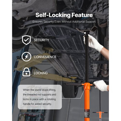 Stöd för underlyft 3/4 ton kapacitet Domkraft för underlyft Rund bas |  EU