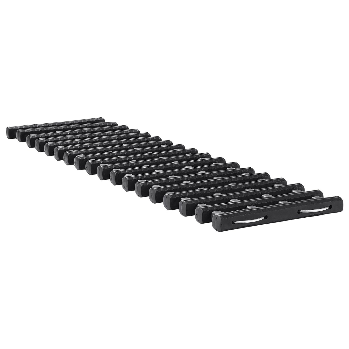 2PCS Traktion Boards mit TPR für Schlamm Schnee Sand Lagerung Taschen Kurze Schwarz