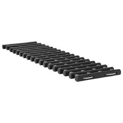 2PCS Traktion Boards mit TPR für Schlamm Schnee Sand Lagerung Taschen Kurze Schwarz